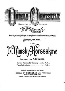 Kaschtschei, der Unsterbliche: Klavierauszug mit Singstimmen by Nikolai Rimsky-Korsakov