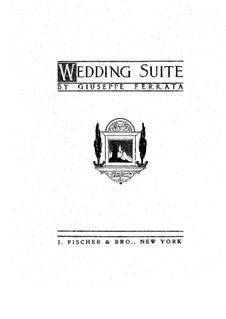 Wedding Suite, Op.20: Für Violine und Orgel by Giuseppe Ferrata