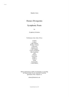 Danses Divergentes: Danses Divergentes by Stephen Lines