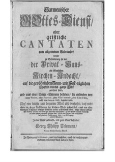 Harmonischer Gottesdienst: Buch I by Georg Philipp Telemann