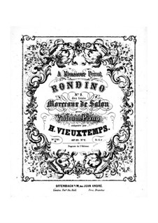 Drei Salonstücke, Op.32: Nr.2 Rondino by Henri Vieuxtemps