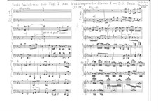 Präludium und Fuge Nr.2 in c-Moll, BWV 847: 6 Variationen über Fuge II by Johann Sebastian Bach