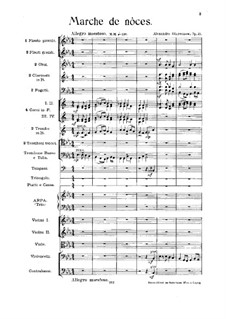 Hochzeits Marsch für Orchester in Es-Dur, Op.21: Hochzeits Marsch für Orchester in Es-Dur by Alexander Glazunov