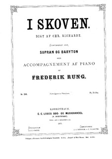 I Skoven, Op.11: I Skoven by Frederik Rung