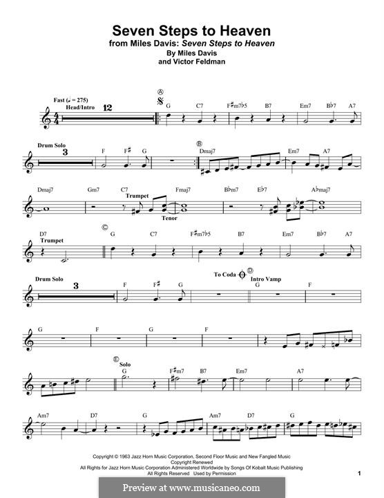 Seven Steps To Heaven: Für Trompete by Miles Davis