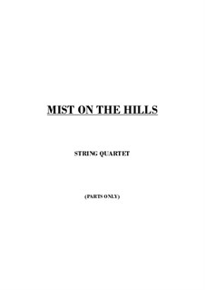 Mist on the Hills: For guitar ensemble/trio – parts only by Lincoln Brady