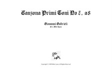 Canzona No.7 (a8) – Brass Octet: Canzona No.7 (a8) – Brass Octet by Giovanni Gabrieli