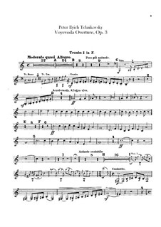 Der Woiwode, TH 1 Op.3: Ouvertüre – Trompetenstimmen by Pjotr Tschaikowski