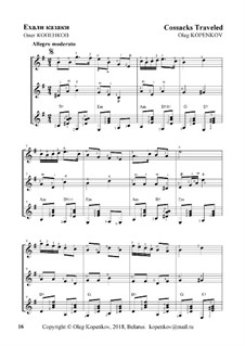 Ехали казаки (трио), Оp.23: Ехали казаки (трио) by Oleg Kopenkov