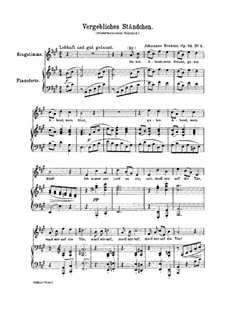 Romanzen und Lieder, Op.84 von J. Brahms GratisDownload von MusicaNeo