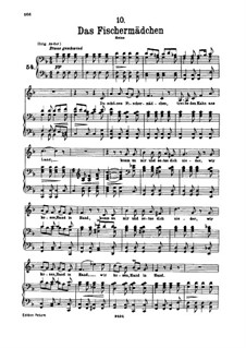 Nr.10 Das Fischermädchen: Für Stimme und Klavier by Franz Schubert