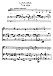 La cendre rouge, Op.146: No.2 Âme triste (Sad Soul) by Camille Saint-Saëns