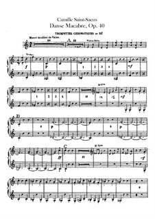 Totentanz, Op.40: Trompetestimmen I, II by Camille Saint-Saëns