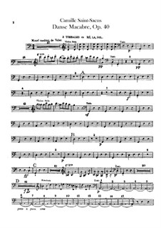 Totentanz, Op.40: Schlagzeugstimmen by Camille Saint-Saëns