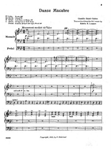 Totentanz, Op.40: Für Orgel by Camille Saint-Saëns