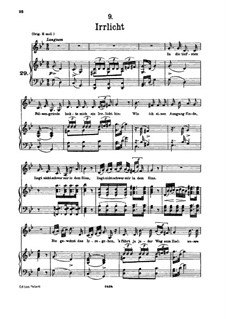 Nr.9 Irrlicht: Für tiefe Stimme und Klavier by Franz Schubert