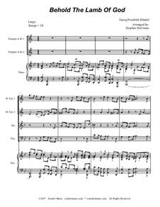 Fragmente: Part 2, for brass ensemble (with accompaniment tracks) by Georg Friedrich Händel