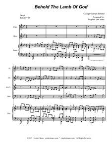 Fragmente: Part 2, for woodwind ensemble (with accompaniment tracks) by Georg Friedrich Händel