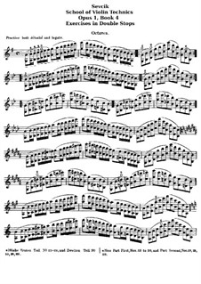 Schule der Violintechnik, Op.1: Buch IV by Otakar Ševčík