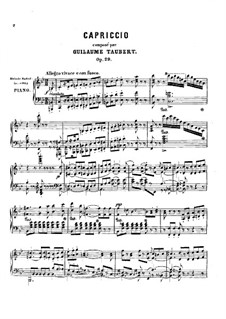 Capriccio, Op.29: Capriccio by Wilhelm Taubert