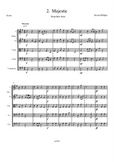 Munchkin Suite: No.2 Majestic – score by Kevin Phillips