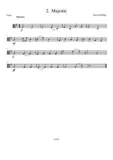 Munchkin Suite: No.2 Majestic - viola part by Kevin Phillips