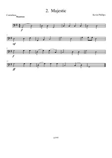 Munchkin Suite: No.2 Majestic - bass part by Kevin Phillips