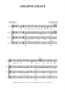 Vocal version: For solo and ATB choir by folklore