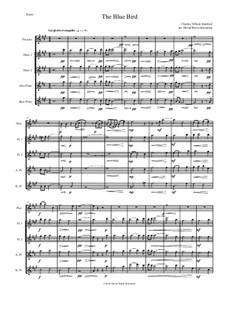 The Blue Bird: For piccolo and flute quartet by Charles Villiers Stanford