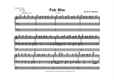 Pale Blue for Organ: Pale Blue for Organ by David W Solomons