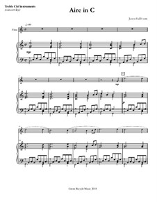3 Aires: Für Flöte und Piano by Jason Sullivann