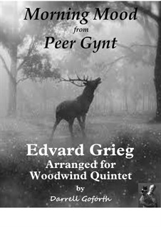 Suite Nr.1. Morgenstimmung, Op.46 No.1: For woodwind quintet by Edvard Grieg