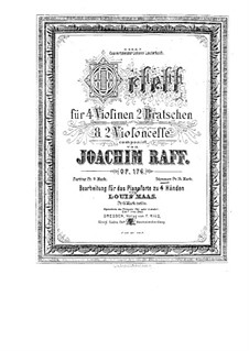 Streichoktett in C-Dur, Op.176: Violinstimme I by Joachim Raff