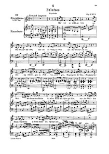 Erlafsee, D.586 Op.8 No.3: Für tiefe Stimme und Klavier by Franz Schubert