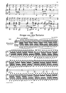 Gruppe aus dem Tartarus, D.583 Op.24 No.1: Für tiefe Stimme und Klavier by Franz Schubert