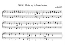 Christ lag in Todesbanden: C-moll by Unknown (works before 1850)