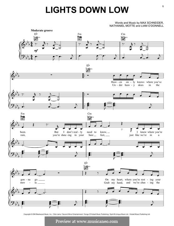 Lights Down Low (MAX) von N. Motte, L. O'Donnell, M. Schneider auf