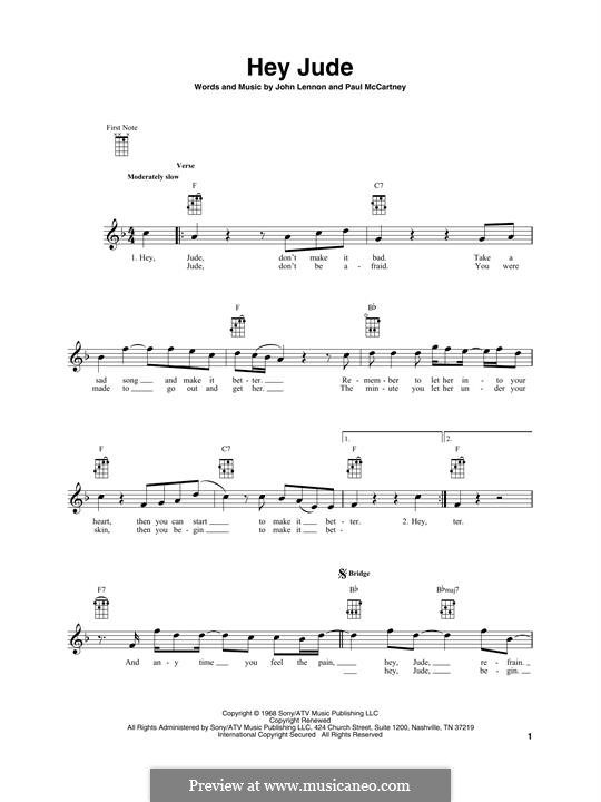 Instrumental version: Für Ukulele by John Lennon, Paul McCartney