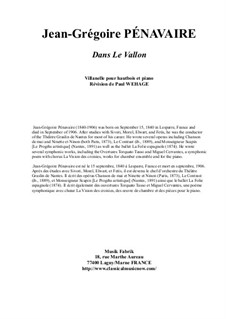 Dans le Vallon, Villanelle: Für Oboe und Klavier by Jean-Grégoire Pénavaire