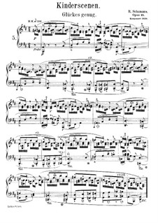 Nr.5 Glückes genug: Für Klavier by Robert Schumann