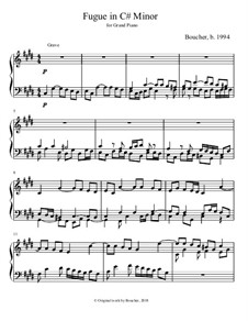 Fugue in C# Minor: Fugue in C# Minor by Mitch Boucher
