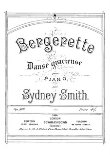 Bergerette, Op.216: Bergerette by Sydney Smith