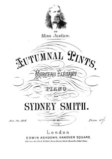 Autumnal Tints, Op.82: Autumnal Tints by Sydney Smith