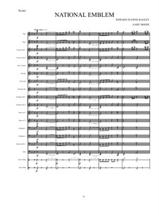 National Emblem: For concert band by Edwin Eugene Bagley