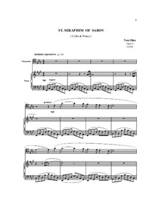 St. Seraphim of Sarov, Op.9: St. Seraphim of Sarov by Ven Goudoukine Olac