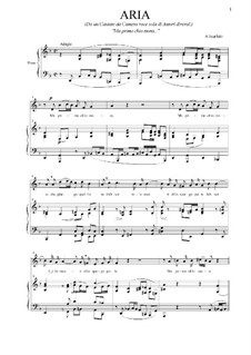 Ma prima ch'io mora: D minor by Alessandro Scarlatti