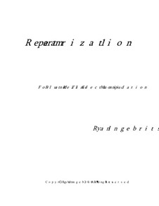 Reparametrization 1: Reparametrization 1 by Ryan Ingebritsen