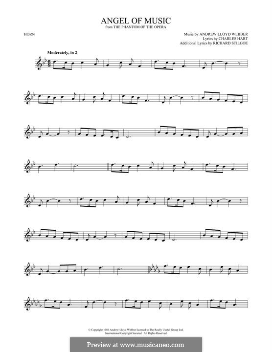 Angel of Music: For horn by Andrew Lloyd Webber