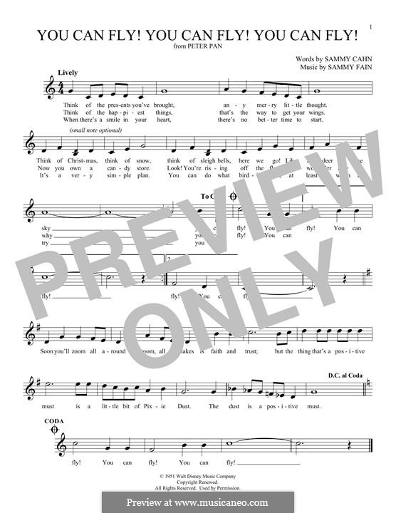 You Can Fly! You Can Fly! You Can Fly! (from Peter Pan) von S. Fain auf