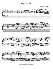 Fugue in B Flat: Fugue in B Flat by Mitch Boucher